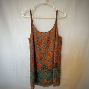 Cabi boho patterned Sleeveless blouse size Small